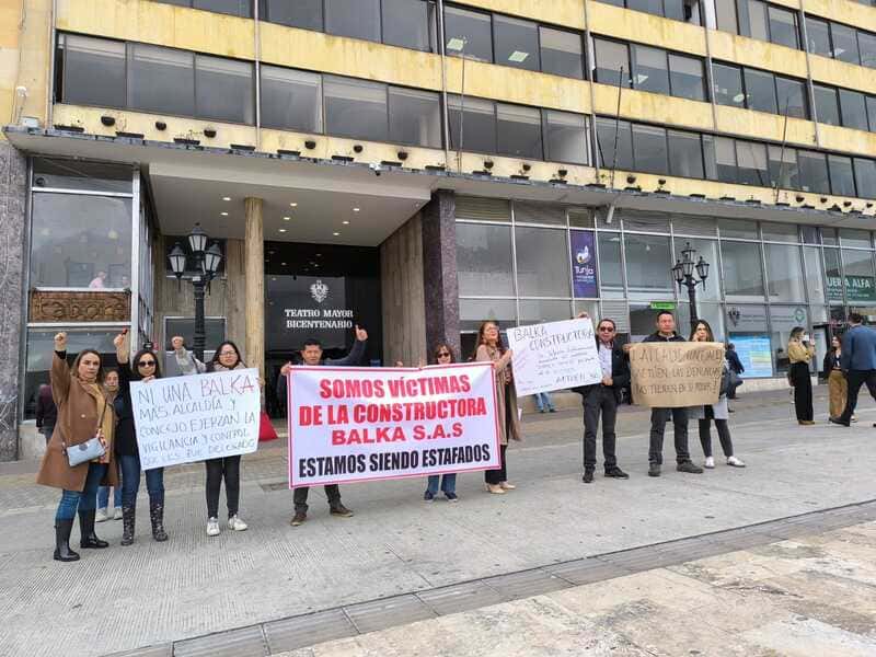 Alcaldía de Tunja y afectados por la constructora Balka, buscarán soluciones