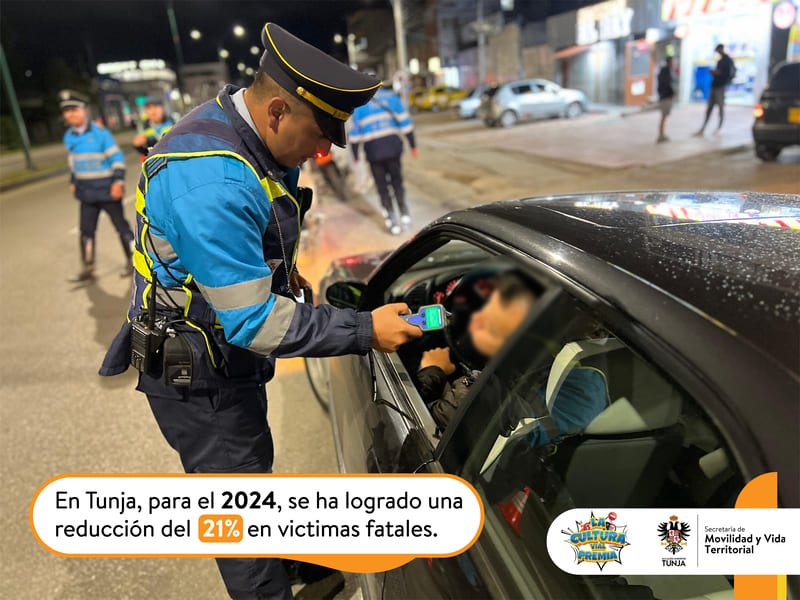 En esta Navidad, Tunja se compromete con la seguridad vial