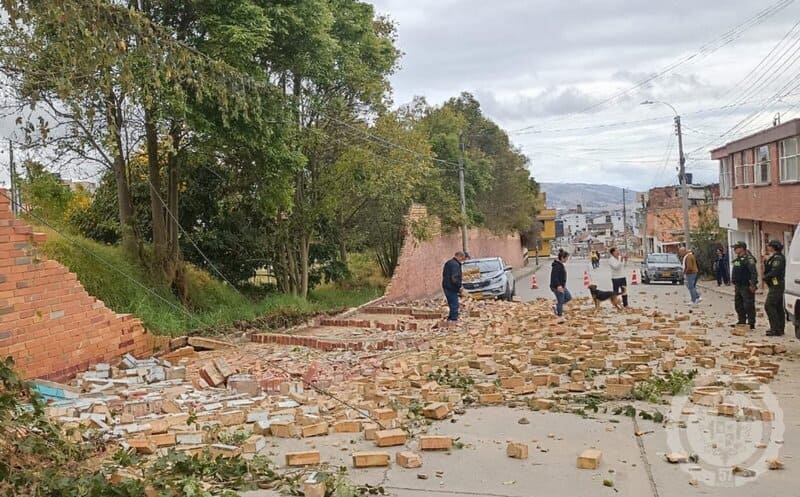 2.500 millones de pesos cuesta la reconstrucción del muro para el Colegio Inem
