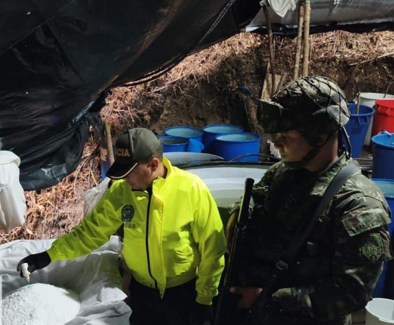 Golpe al narcotráfico en Boyacá: Ejército y Policía desmantelan complejo para producción de cocaína