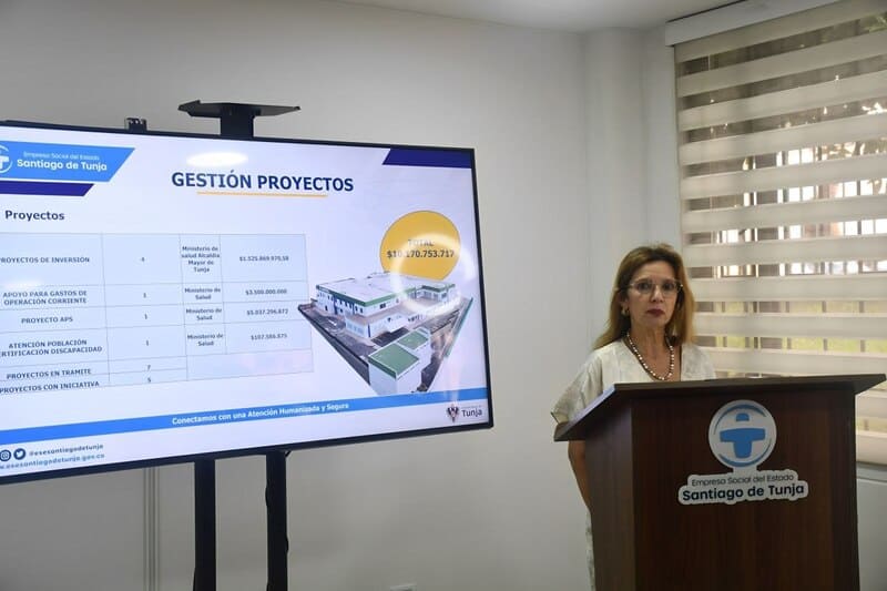 La E.S.E. Santiago de Tunja presentó su rendición de cuentas correspondiente al año 2024