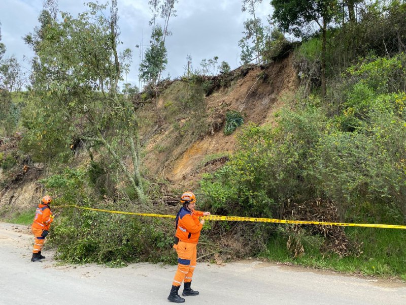 Emergencias por temporada de lluvias en Duitama