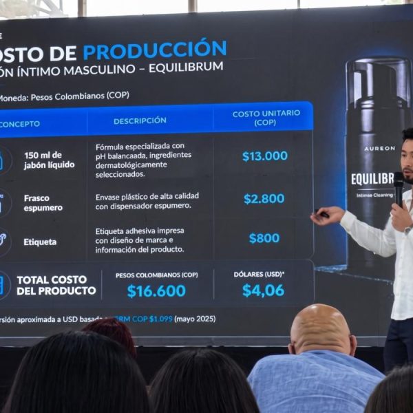Estudiante upetecista destaca en Panamá con jabón íntimo masculino