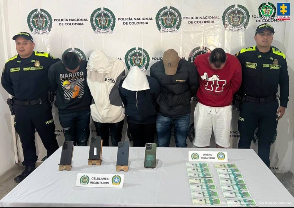 Investigación por hurtos a residencias en Boyacá permitió judicializar a cinco presuntos integrantes de ‘Los Polacos’