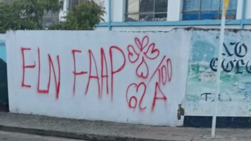 Alcaldía de Socha anuncia medidas de seguridad y ofrece recompensa tras aparición de grafitis del ELN